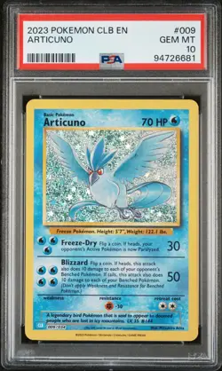2023 POKEMON CLB-TRADING CARD GAME CLASSIC BLASTOISE & SUICUNE Ex Deck Articuno - Image 1