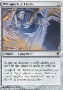 WHISPERSILK CLOAK X4 4 4X Darksteel MTG Magic the Gathering Cards DJMagic - Image 1