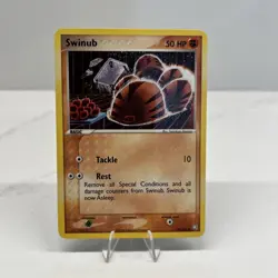 Swinub 79/109 VLP / NM - Team Rocket Returns Pokemon Card - Tomokazu Komiya Art - Image 1