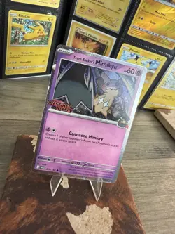 Pokemon TCG Team Rockets Mimikyu Stamped Card #087/182 - Image 3