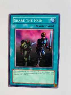 YU-GI-OH! 1ST EDITION SHARE THE PAIN MRD-140 NM-MT CARD - Image 1