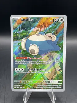 Pokemon TCG Snorlax 051 Scarlet & Violet 151 Promo Card NM Condition - Image 1
