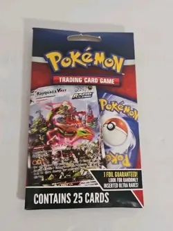 Pokemon Trading Cards Mystery Pack 25 Cards Collectible 1 Foil - Image 1