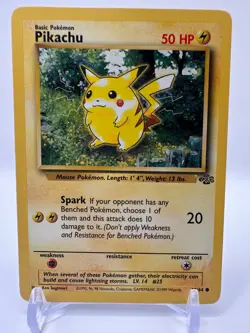 1x PIKACHU - 60/64 - Jungle - Pokemon Card - LP/MP - Image 2