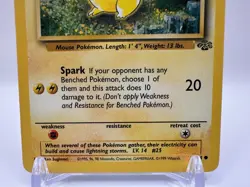 1x PIKACHU - 60/64 - Jungle - Pokemon Card - LP/MP - Image 4