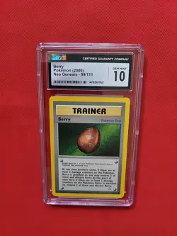 CGC 10 GEM MINT Berry 99/111 Neo Genesis Pokemon Card 123 - Image 4