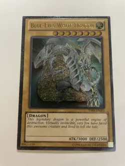 Yu-Gi-Oh Blue-Eyes White Dragon YSKR-EN001 Ultimate Rare Unlimited TCG Card - Image 1