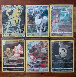 Pokemon TCG: 6 Various Sword & Shield Trainer Gallery Card Lot - Full Art - NM+ - Image 1
