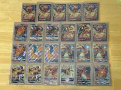 Charizard Full Art & GX Lot (23) Pokemon Cards - Image 1