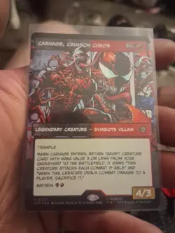 Carnage, Crimson Chaos (Borderless) Marvel's Spider-Man Foil - Image 1