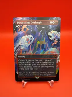 MTG: Devastating Onslaught | Borderless Foil | Edge of Eternities NM Mythic - Image 1