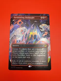 MTG: Devastating Onslaught | Borderless Foil | Edge of Eternities NM Mythic - Image 3