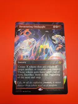 MTG: Devastating Onslaught | Borderless Foil | Edge of Eternities NM Mythic - Image 4