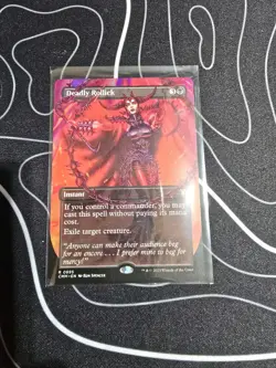 Deadly Rollick (Borderless) Commander Masters Regular - Image 1
