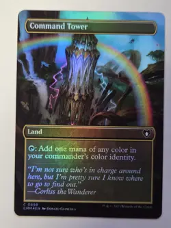 Command Tower (Borderless) Commander Masters Foil - Image 1