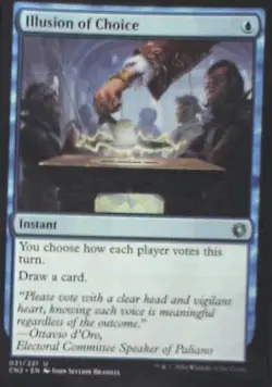 Illusion of Choice - Conspiracy: Take the Crown: #31, MTG Nm R206 - Image 1