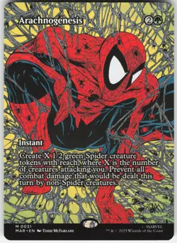 Arachnogenesis (Borderless) M Marvel Universe Eternal-Legal 31 LP-NM - Image 1