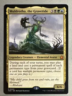 MTG / Muldrotha, the Gravetide / FDN / #243 / Regular / Mythic / NM - Image 1