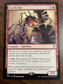 MTG - Death Kiss 675 -Commander Legends: Battle for Baldur's Gate - Near Mint - Image 1