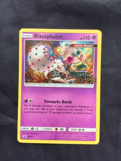 Pokemon Cards: Cosmic Eclipse Prerelease Promo: Blacephalon SM221 - Image 1