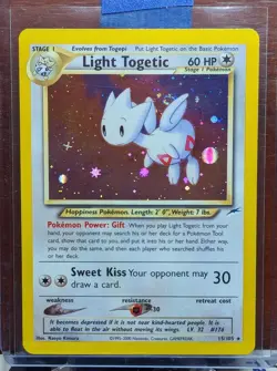 Light Togetic Holo 2002 Pokemon Neo Destiny 15/105 Rare Vintage Unlimited TCG - Image 1
