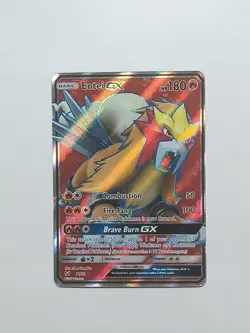 LP Entei GX 71/73 Full Art Shining Legends Pokemon TCG - Image 1