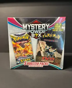 Pokemon SEALED Mystery Power Box Chase Pack Seeded 1:10 (5 Booster Packs) NEW - Image 1