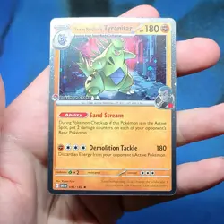 Team Rocket's Tyranitar 096/182 Pokemon Center Exclusive Stamped Destined Rivals - Image 2