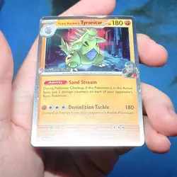 Team Rocket's Tyranitar 096/182 Pokemon Center Exclusive Stamped Destined Rivals - Image 4