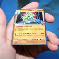 Team Rocket's Tyranitar 096/182 Pokemon Center Exclusive Stamped Destined Rivals - Image 5