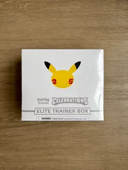Pokemon TCG: Sealed 25th Anniversary Celebrations ETB & Gold Shiny Mew 025/025 - Image 2
