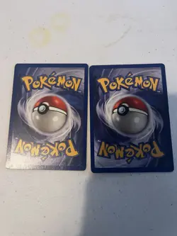 Pokemon Base Set Pikachu 58/102 And Clefairy Doll Trainer 70/102 Good Condition - Image 2