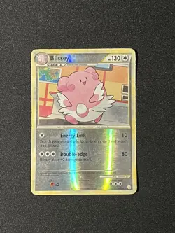 Blissey 36/123 HeartGold SoulSilver Uncommon Reverse Holo Pokemon TCG - HP - Image 1
