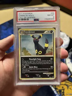 Pokemon TCG Umbreon 22/95 Holo Rare Call of Legends 2011 - Image 1