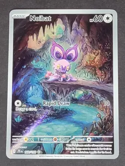 Pokemon TCG-Noibat-169/159-Sv09: Journey Together-Illustration-Holo-M/NM!🔥 - Image 3