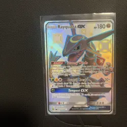 Pokemon TCG Rayquaza Gx Shiny Super Rare 177a/168 Full Art - Image 1