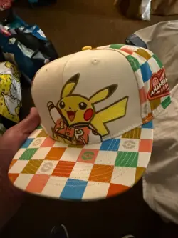 Pokemon Anaheim Worlds 2025 Pikachu logo Hat - Image 1