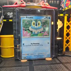 Froakie Promo Cosmos Holo Obsidian Flames Pokemon TCG 056/197 Scarlet & Violet - Image 3