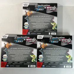 Pokemon Black Bolt and White Flare Poster Collection Lot Of 3 Sealed - 12 Packs! - Image 3