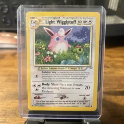 Light Wigglytuff 54/105 Neo Destiny Regular 2000 Pokemon - Image 1