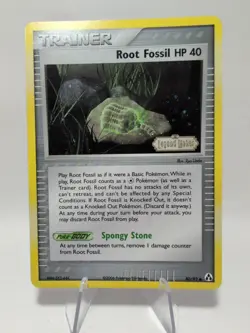 Root Fossil 80/92 Holo EX Legend Maker Pokemon TCG - Image 1