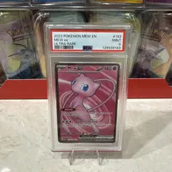 Pokemon TCG Mew EX Scarlet & Violet-151 193/165 Holo Ultra Rare PSA 9 - Image 1