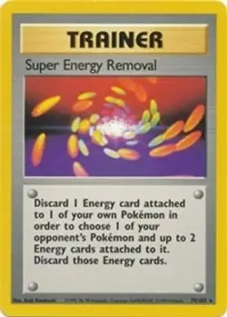 Super Energy Removal (#079/102) OS - Base Set (Unlimited) LP Pokemon - Image 1