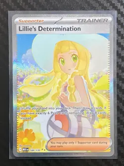 Pokemon TCG Lillie’s Determination Mega Evolution 184/132 SIR English - Image 1