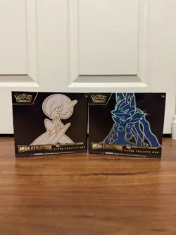 Pokemon Center Mega Evolution Gardevoir & Lucario ETB Elite Trainer Box Set of 2 - Image 1
