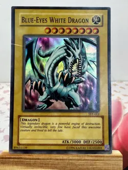 YuGiOh Blue Eyes White Dragon Lot Of 6 SDK-001 & SKE-001 + Blue Eyes Toon Dragon - Image 2