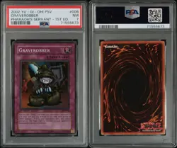 Yu-Gi-Oh! TCG Graverobber Pharaoh's Servant PSV-008 1st Edition Super Rare - Image 3