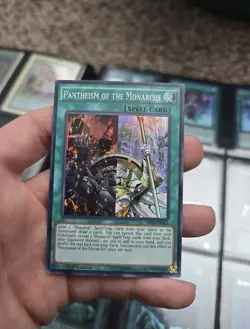 Pantheism of the Monarchs Super Rare 1st Edition SR01-EN023 Yugioh NM - Image 1