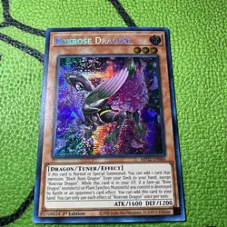 YUGIOH Roxrose Dragon MP22-EN060 Prismatic Secret Rare NM/LP - Image 1