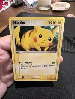 Pokemon TCG Pikachu Holo Card EX FireRed LeafGreen 74/112 - Image 1